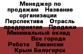 Менеджер по продажам › Название организации ­ Перспектива › Отрасль предприятия ­ Продажи › Минимальный оклад ­ 30 000 - Все города Работа » Вакансии   . Крым,Белогорск